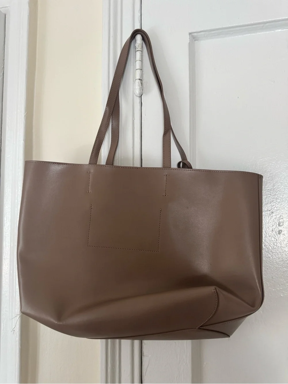 Kurt Geiger Taupe Brown Leather Tote